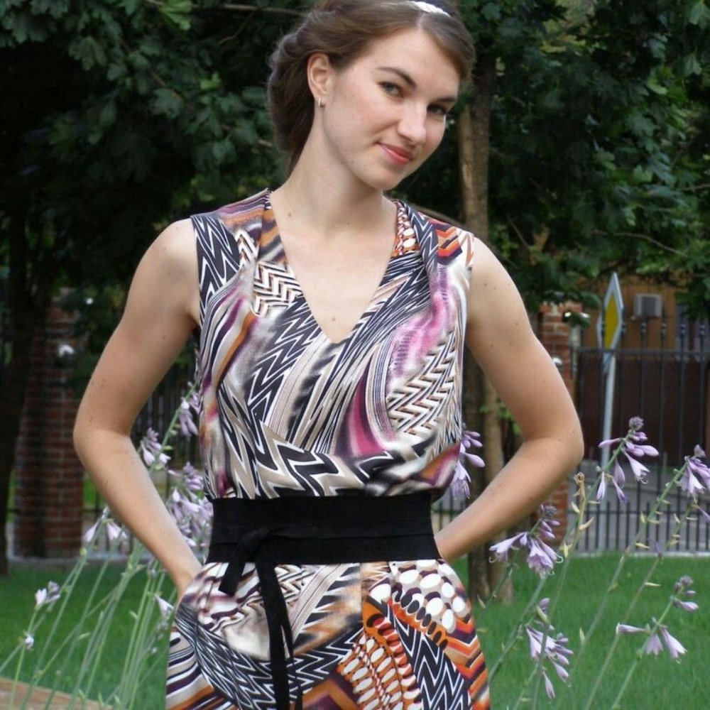 Cotton Linen Missoni Summer Dress